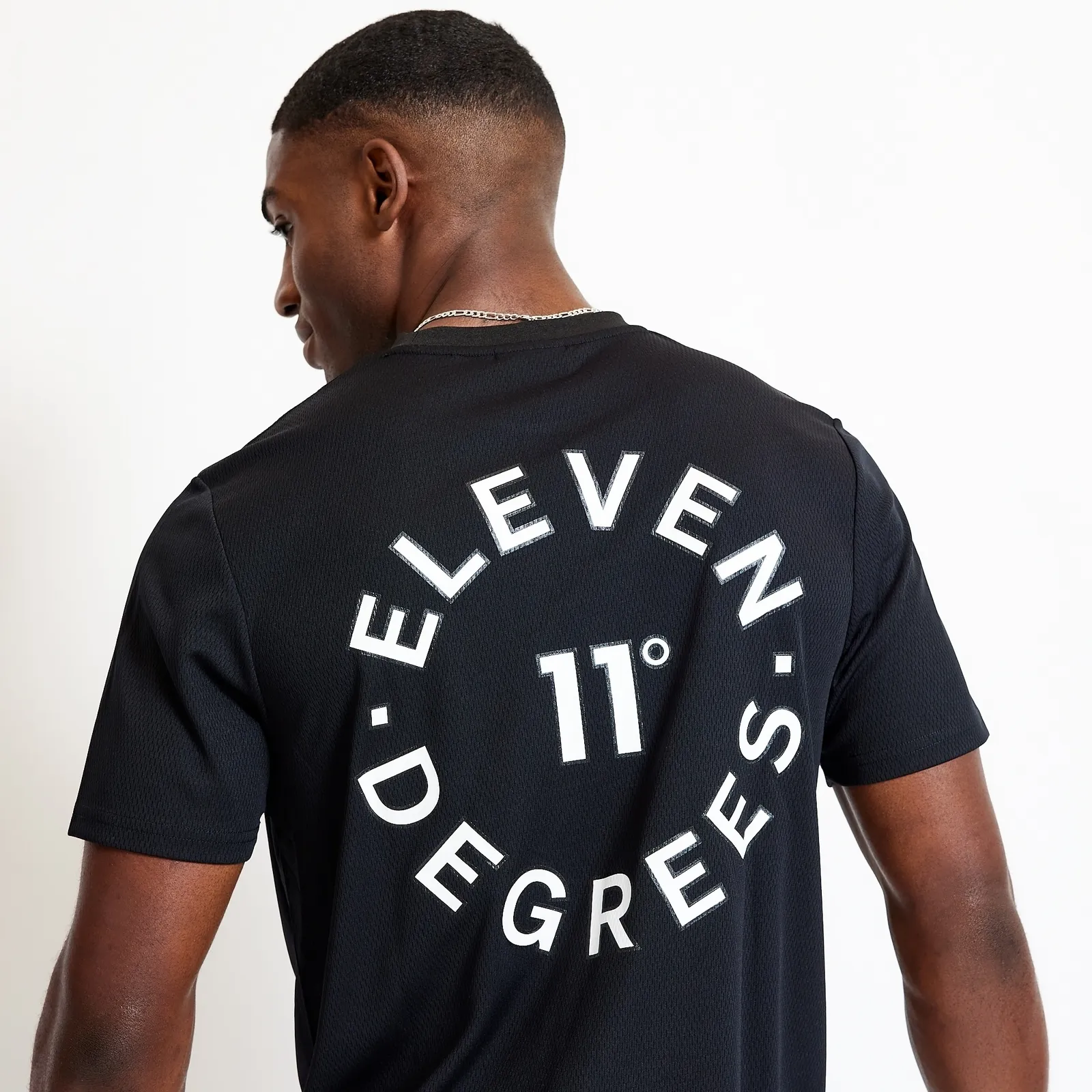 11 Degrees  |Unisex Street Style U-Neck Cotton Short Sleeves Logo