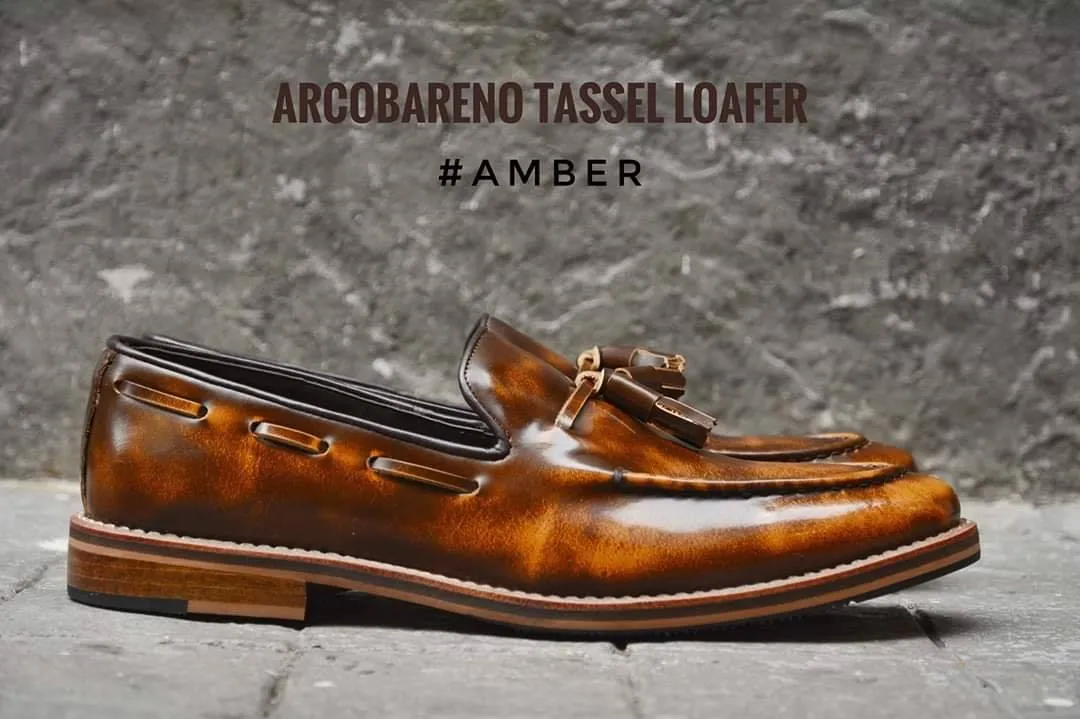 503 Tassel Loafer Amber - Lace - Wooden Soles