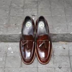 503 Tassel Loafer Burgundy - Wooden Soles