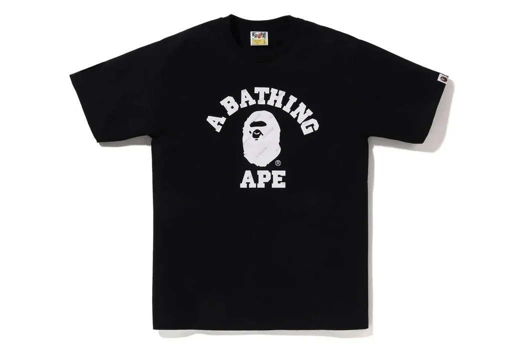 A BATHING APE  |Crew Neck Unisex Street Style Cotton Short Sleeves Logo