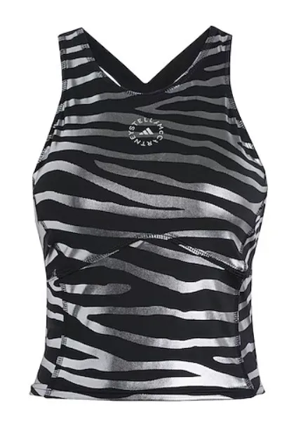 adidas by Stella McCartney  |Casual Style Sleeveless Bi-color Logo Tanks & Camisoles