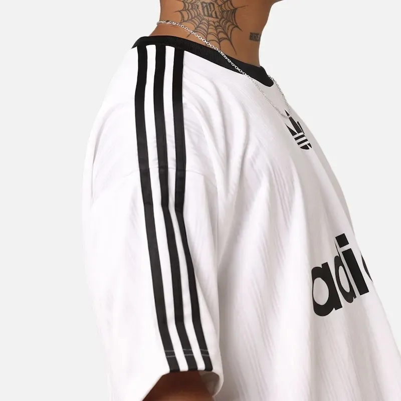 adidas  |Crew Neck Street Style Cotton Short Sleeves Logo