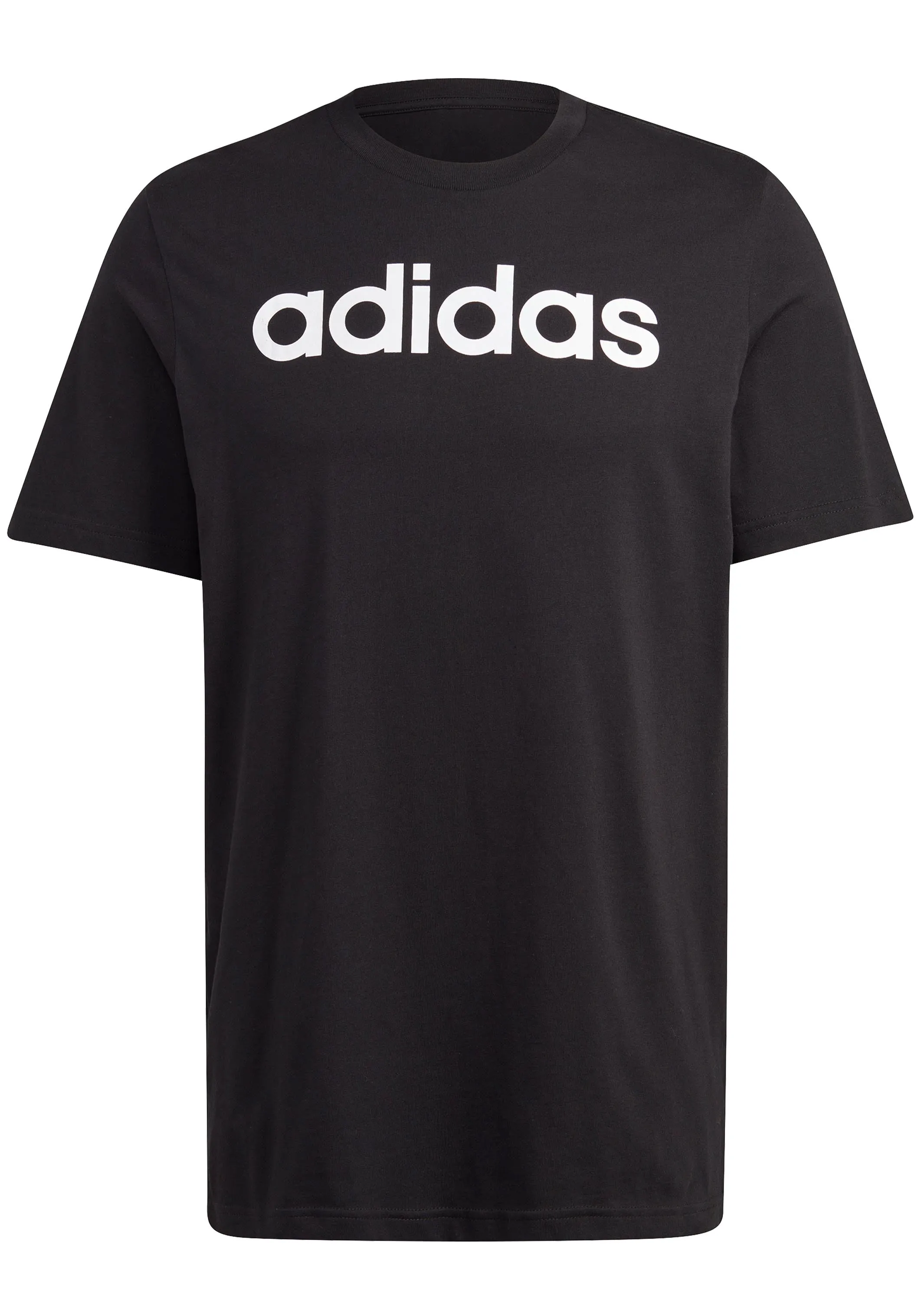 Adidas Mens Essentials Single Jersey Linear Embroidered Logo Tee  IC9274