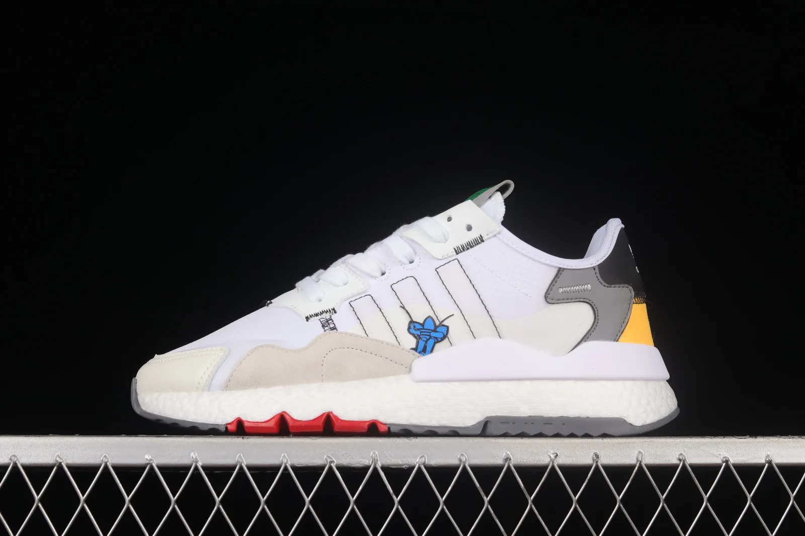 Adidas Nite Jogger Boost Cloud White Dark Grey Core Black HP9113