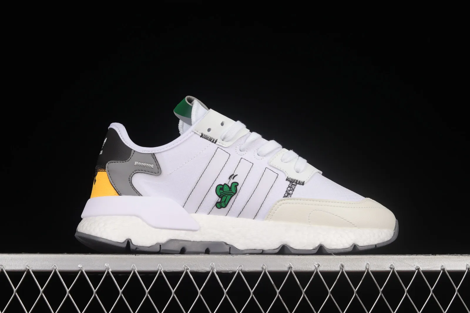 Adidas Nite Jogger Boost Cloud White Dark Grey Core Black HP9113