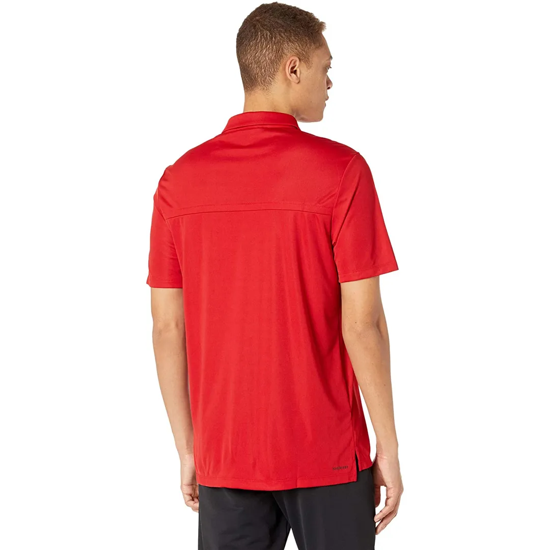 adidas  |Plain Short Sleeves Logos on the Sleeves Logo Polos