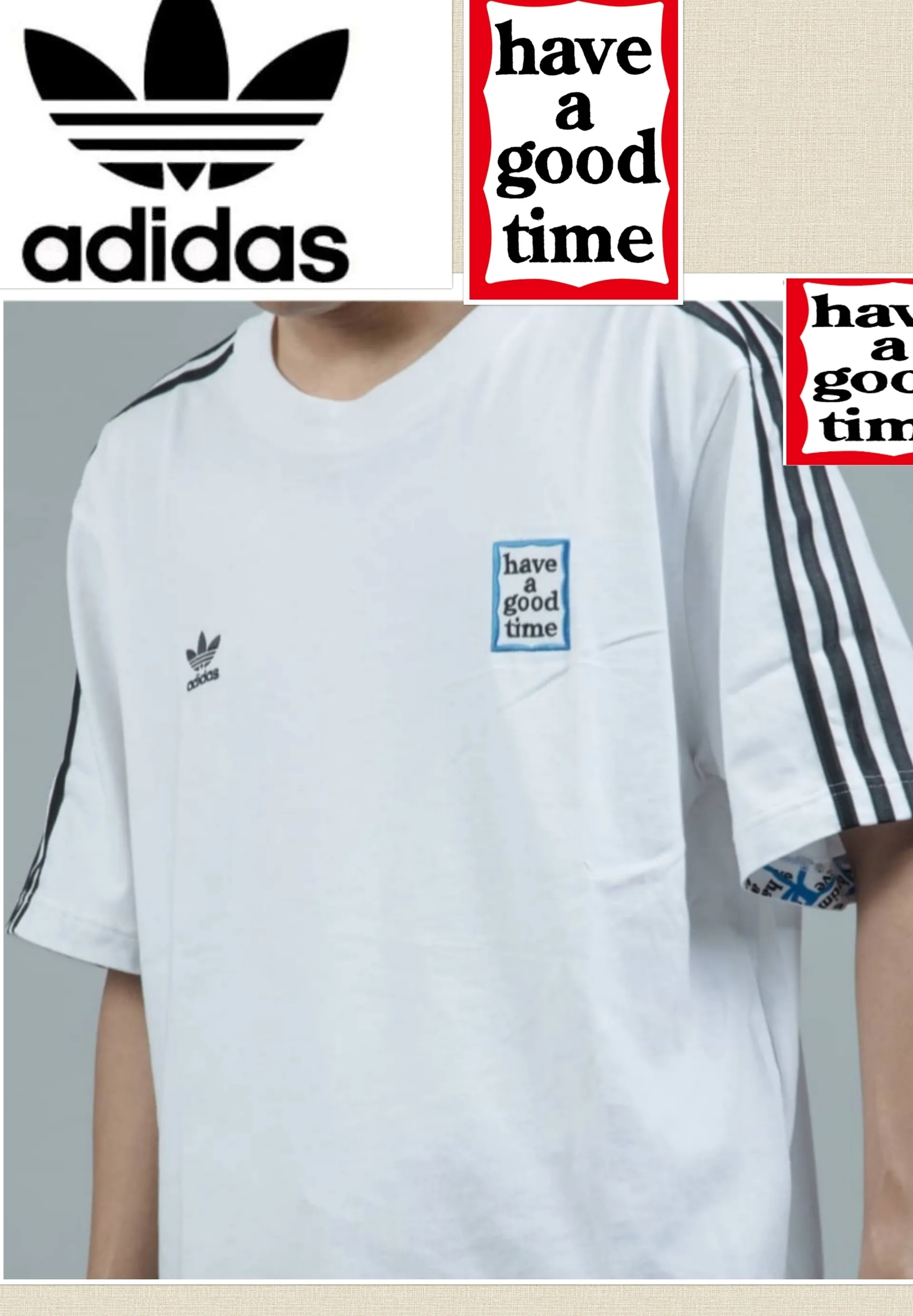 adidas  |Street Style Collaboration Short Sleeves Oversized T-Shirts