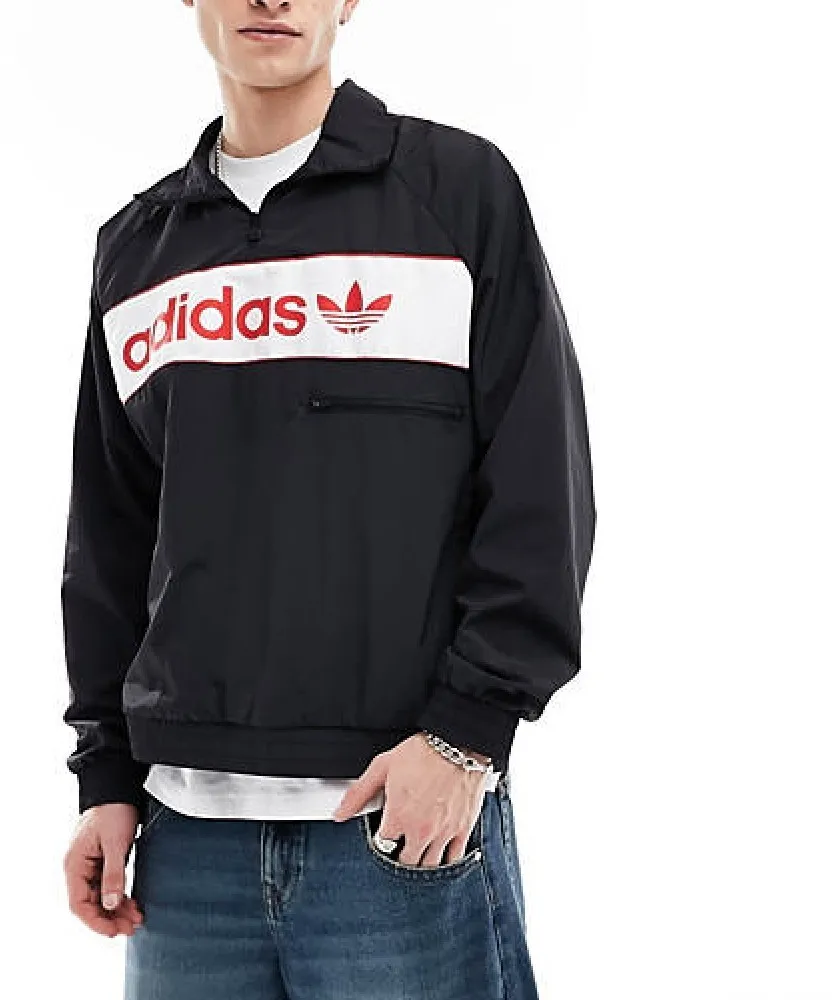 adidas  |Street Style Long Sleeves Plain Logo Sweatshirts