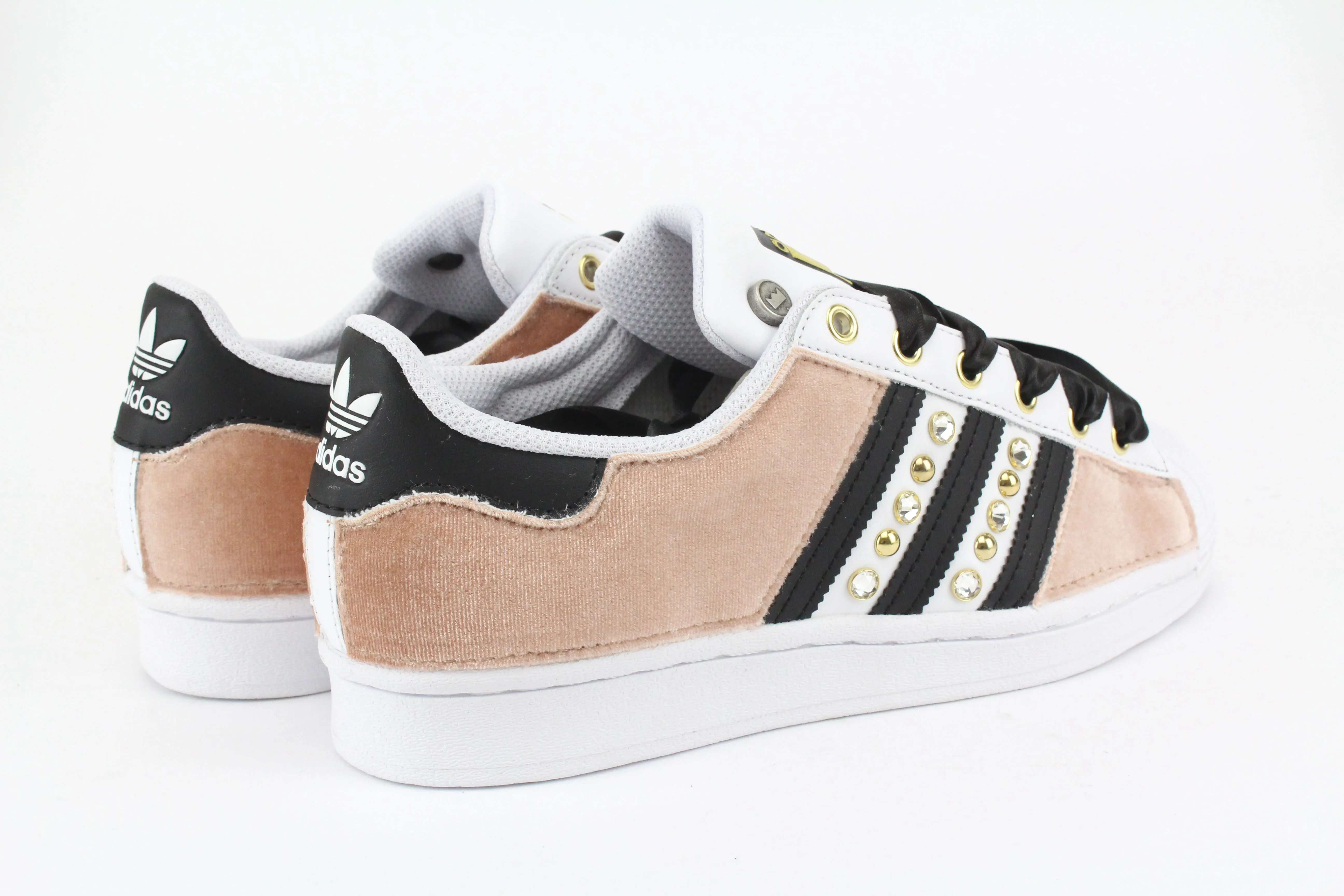 Adidas Superstar Velluto Rosa