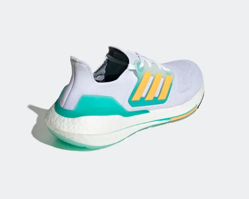 Adidas Ultra Boost 22 Cloud White Flash Orange Mint Rush GX5463