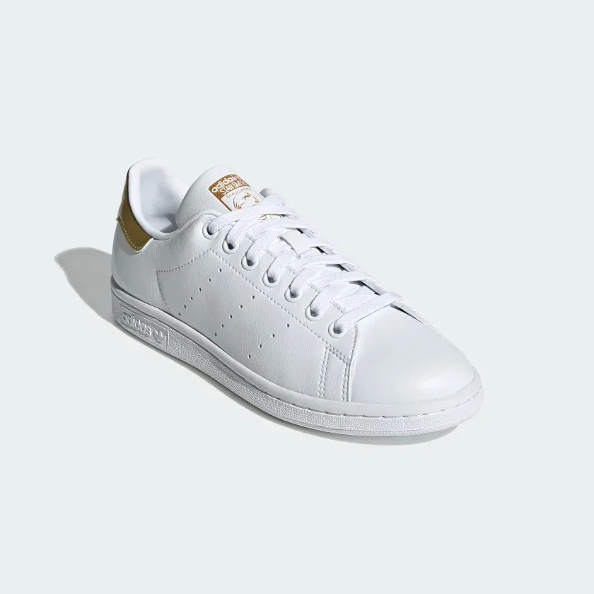 Adidas - Women's Stan Smith White/Gold Metallic G58184