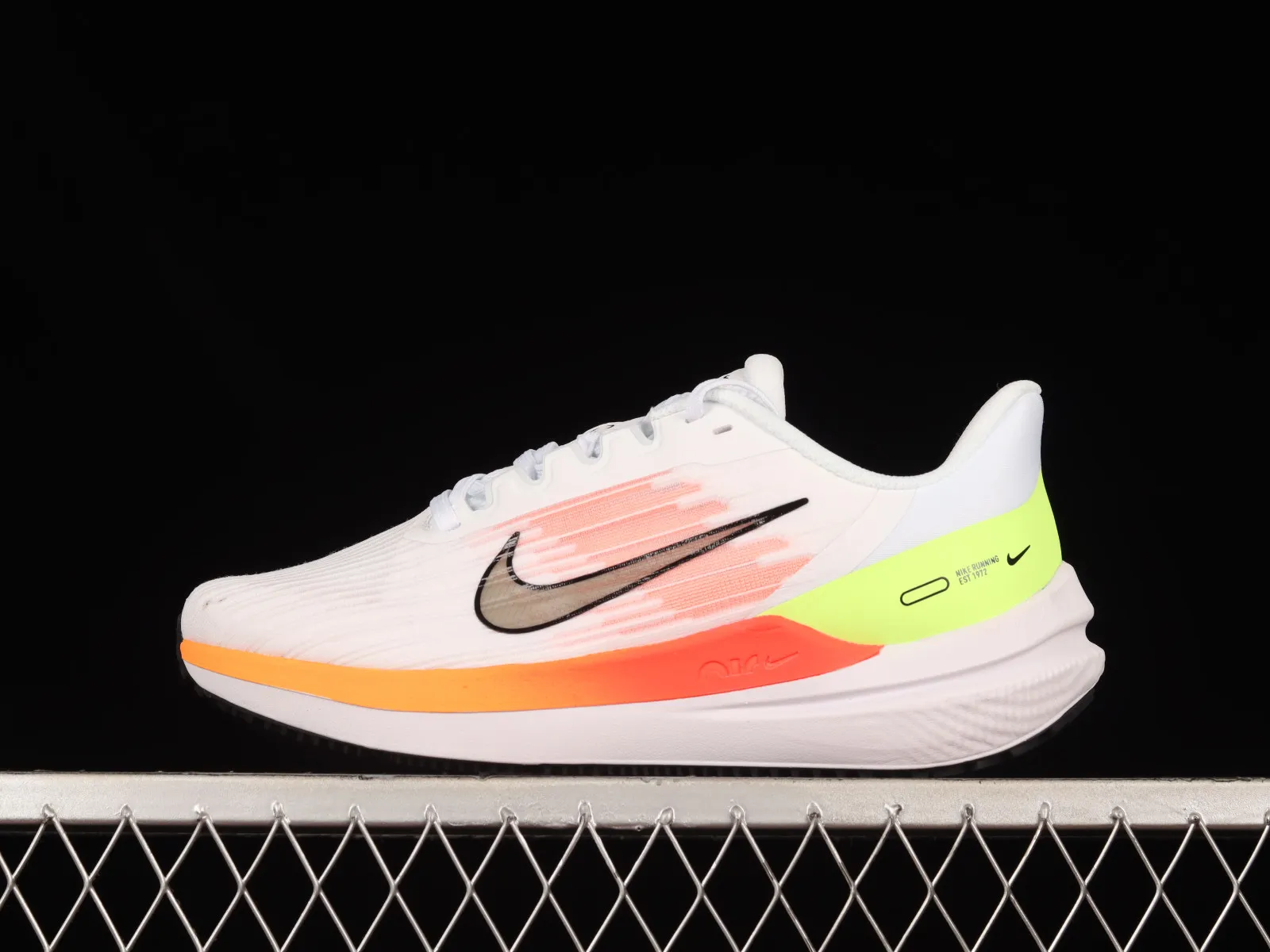 Adidas Zoom Winflo 9 White Black Orange Crimson DD6203-100