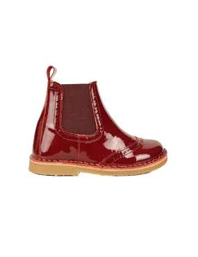 Ankle Boot Stars - Cherry Patent