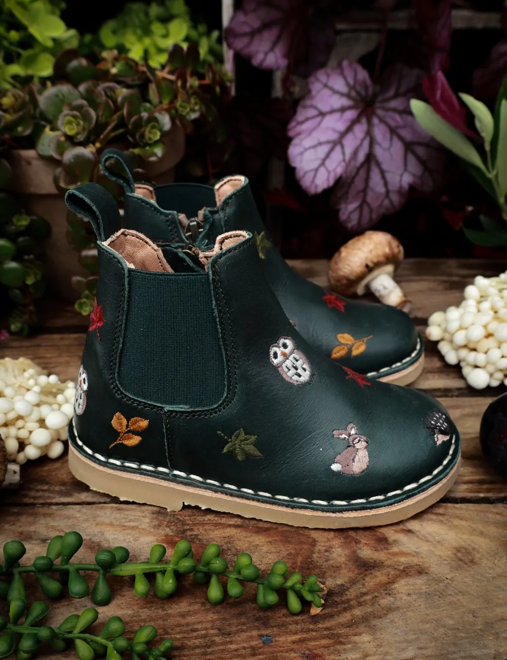 Ankle Boot Woodland - Kale