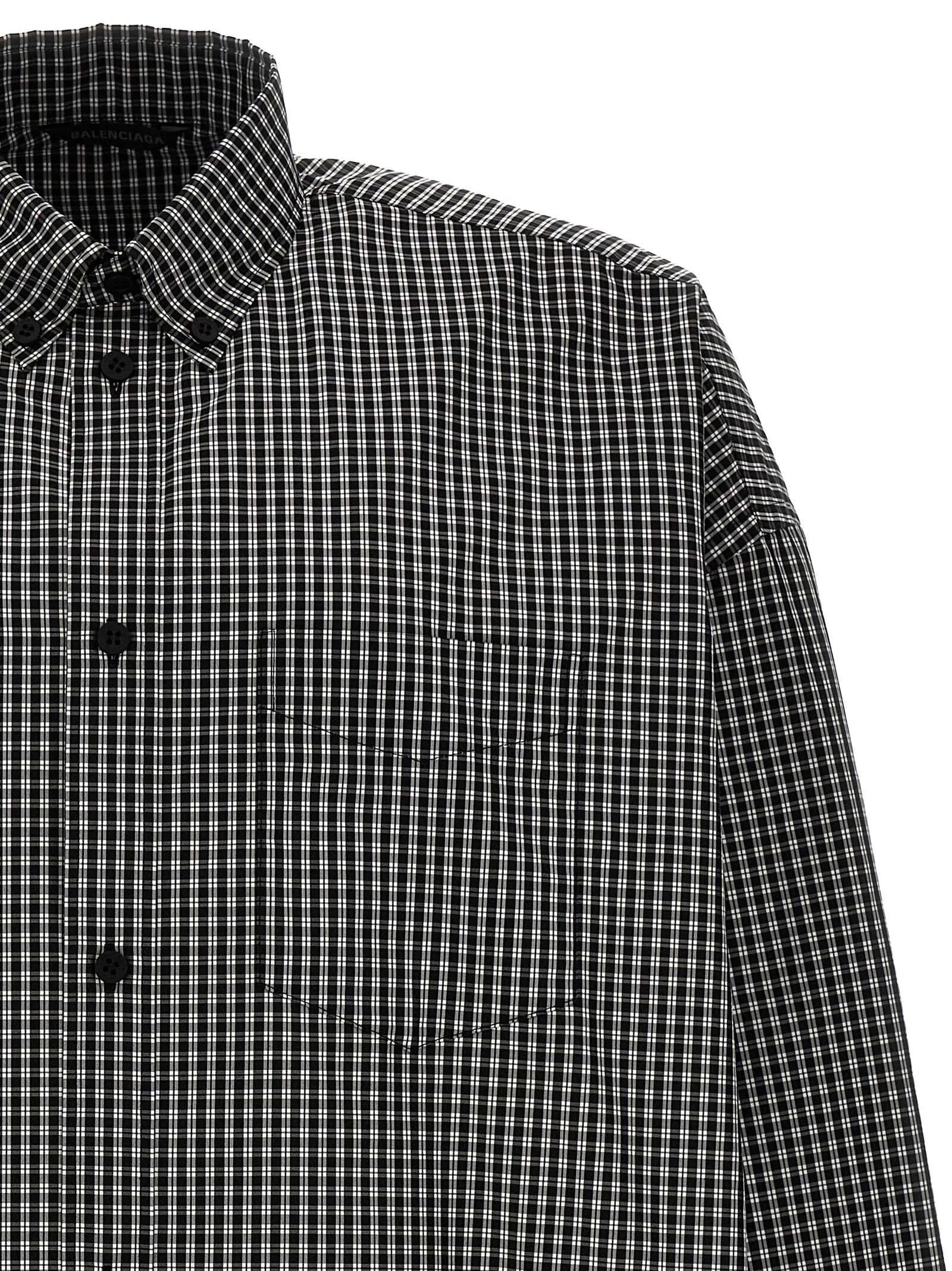 BALENCIAGA  |Balenciaga Check print shirt