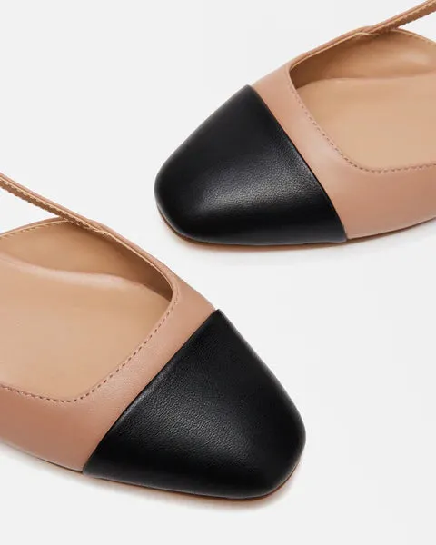 Belinda Tan Leather Flats