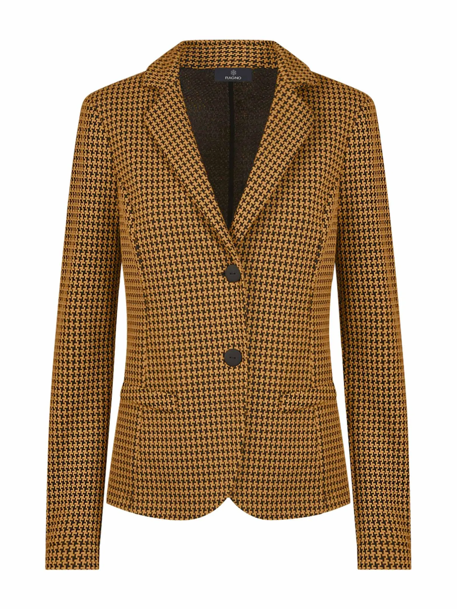 Blazer a 2 bottoni in Eco Jacquard - Fant.Nugget