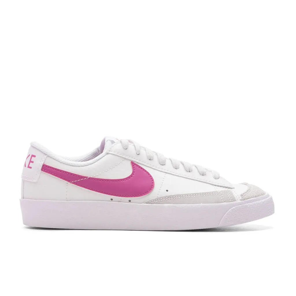 Blazer Low '77 (GS) - Summit White/Cosmic Fuchsia/White