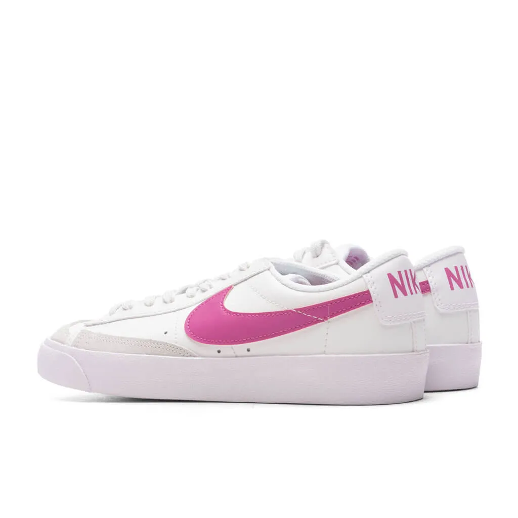 Blazer Low '77 (GS) - Summit White/Cosmic Fuchsia/White