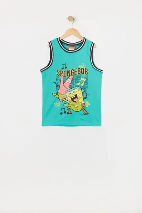 Boys SpongeBob Graphic Basketball Jersey