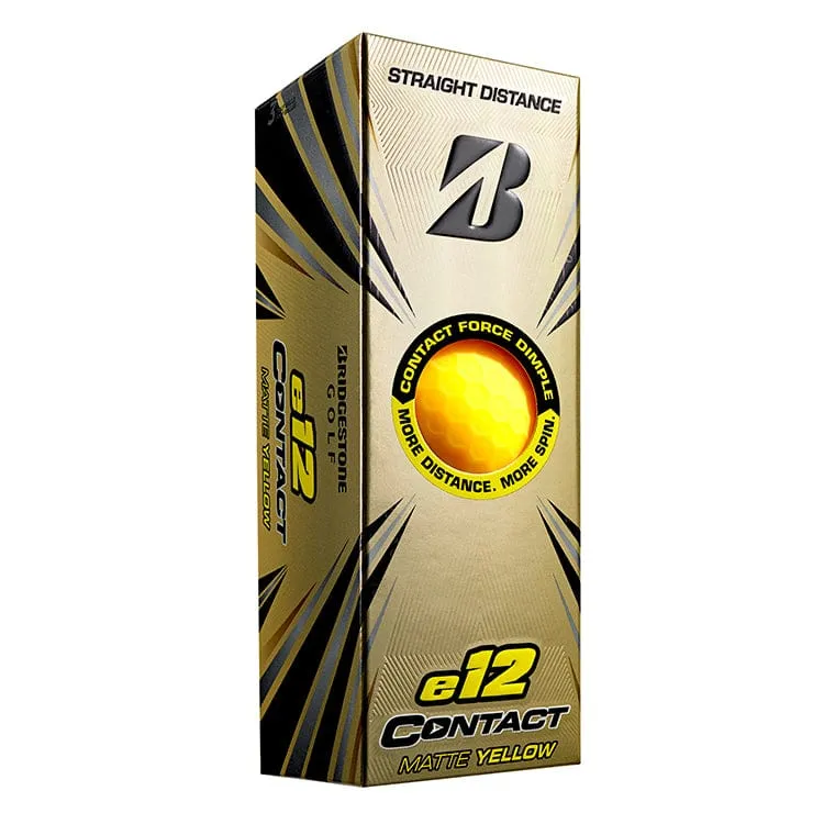 Bridgestone E12 Contact Matte Yellow Sleeve