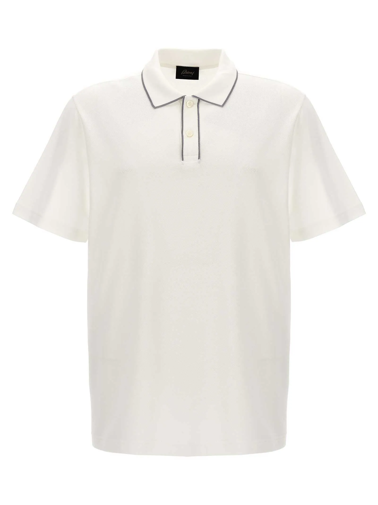 Brioni  |BRIONI Logo embroidery polo shirt