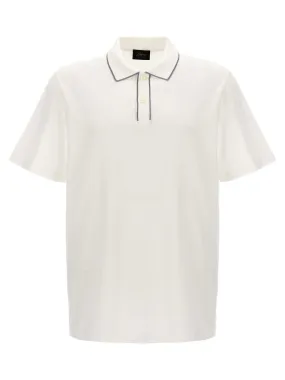 Brioni  |BRIONI Logo embroidery polo shirt