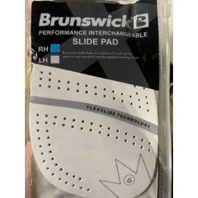 Brunswick Bowling Slide Sole #6 White Microfiber