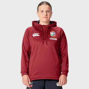 Canterbury British & Irish Lions Women's 1/4 Zip Hoody Red