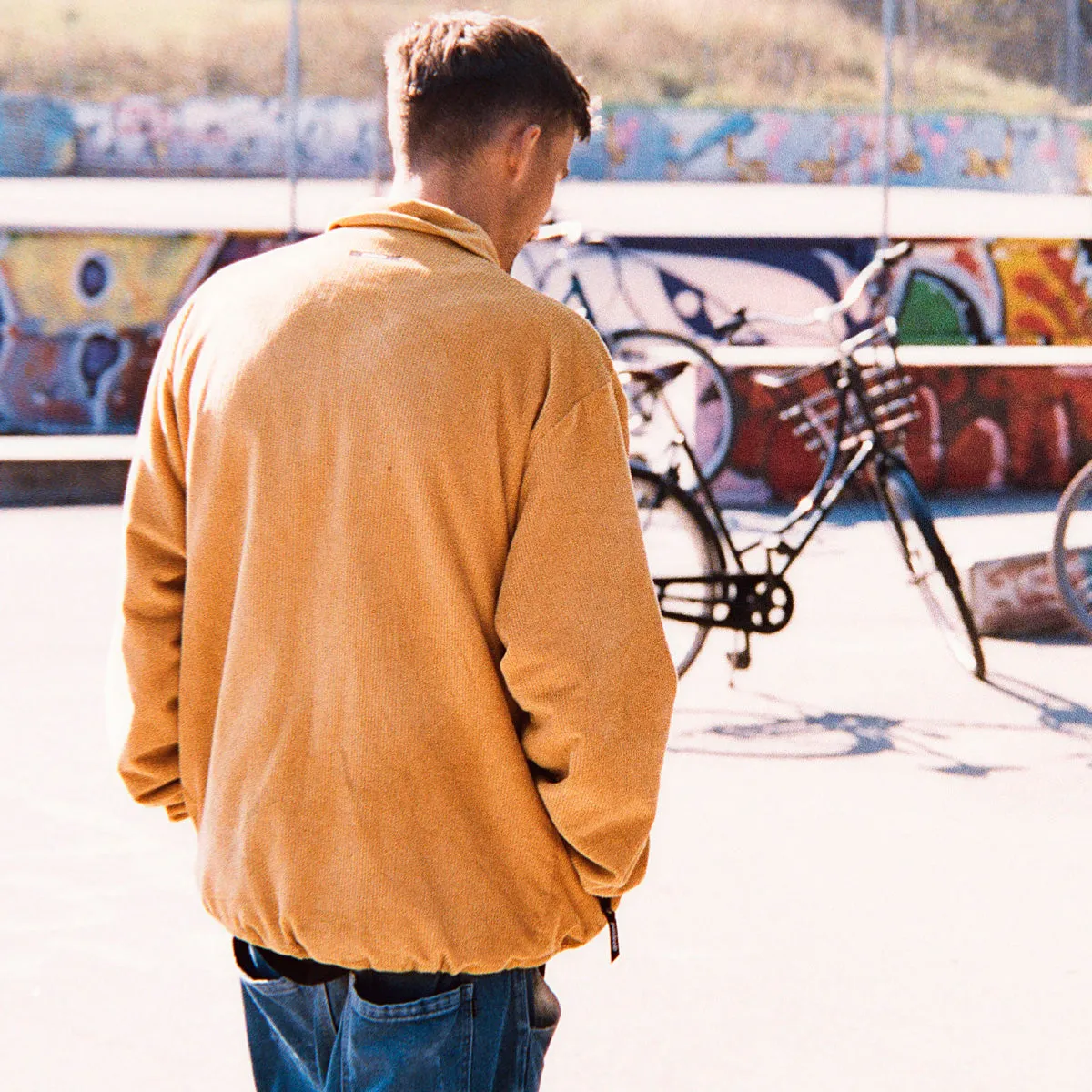 CAPITAL CORD JACKET - MUSTARD