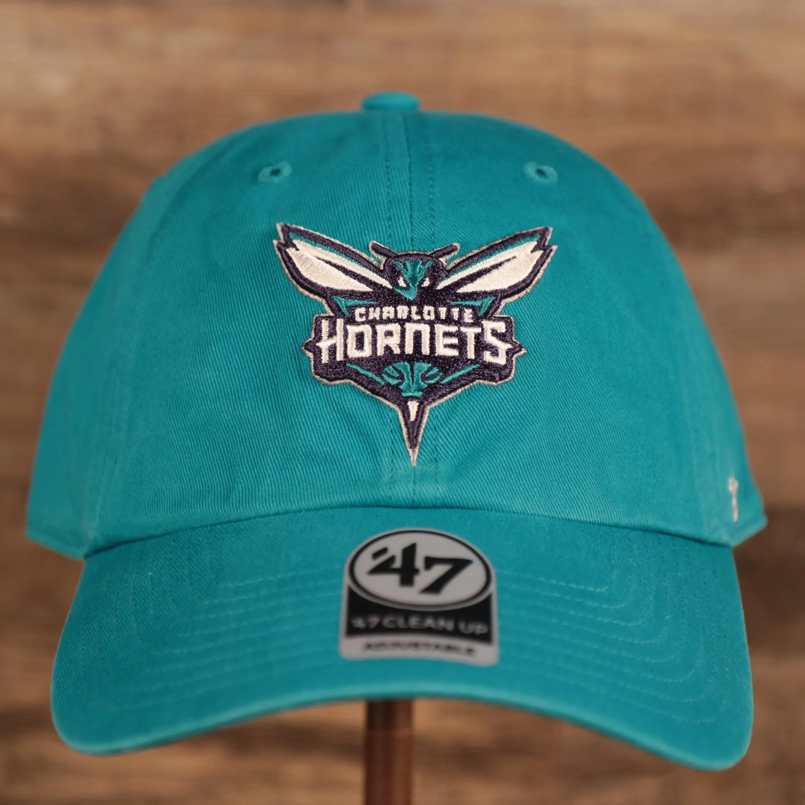 Charlotte Hornets Cyan Adjustable Dad Hat