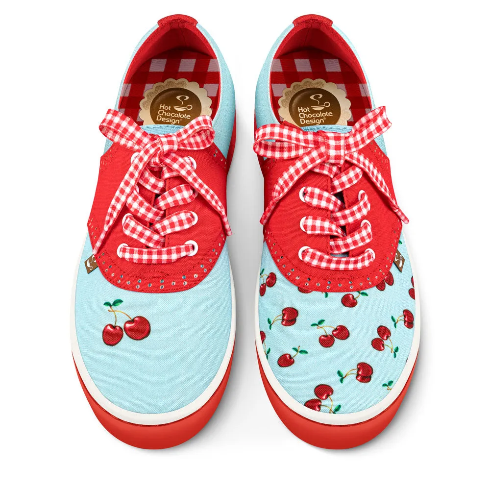 Chocolaticas® Cherry Blue Casual Sneaker