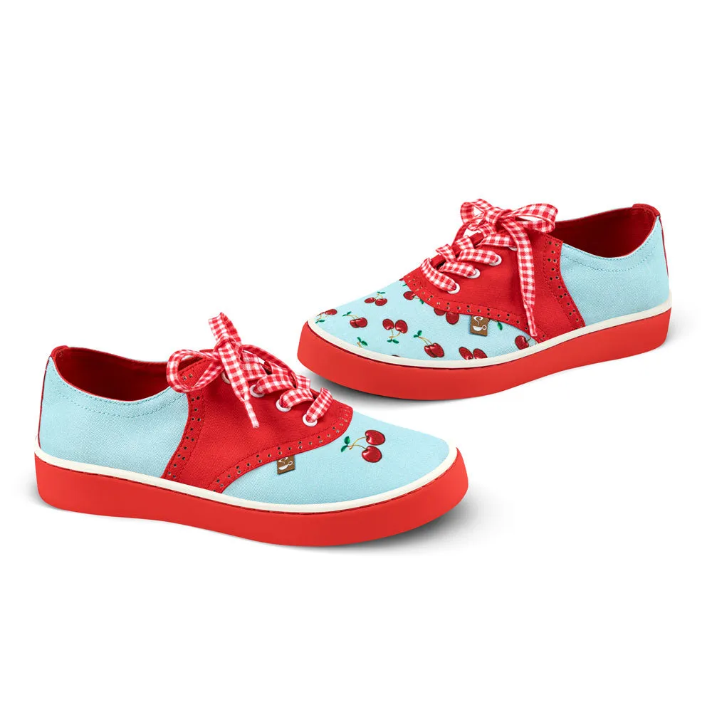 Chocolaticas® Cherry Blue Casual Sneaker