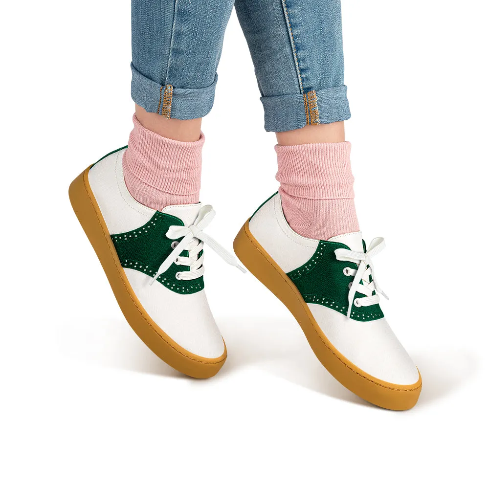 Chocolaticas® Saddle Green Casual Sneaker