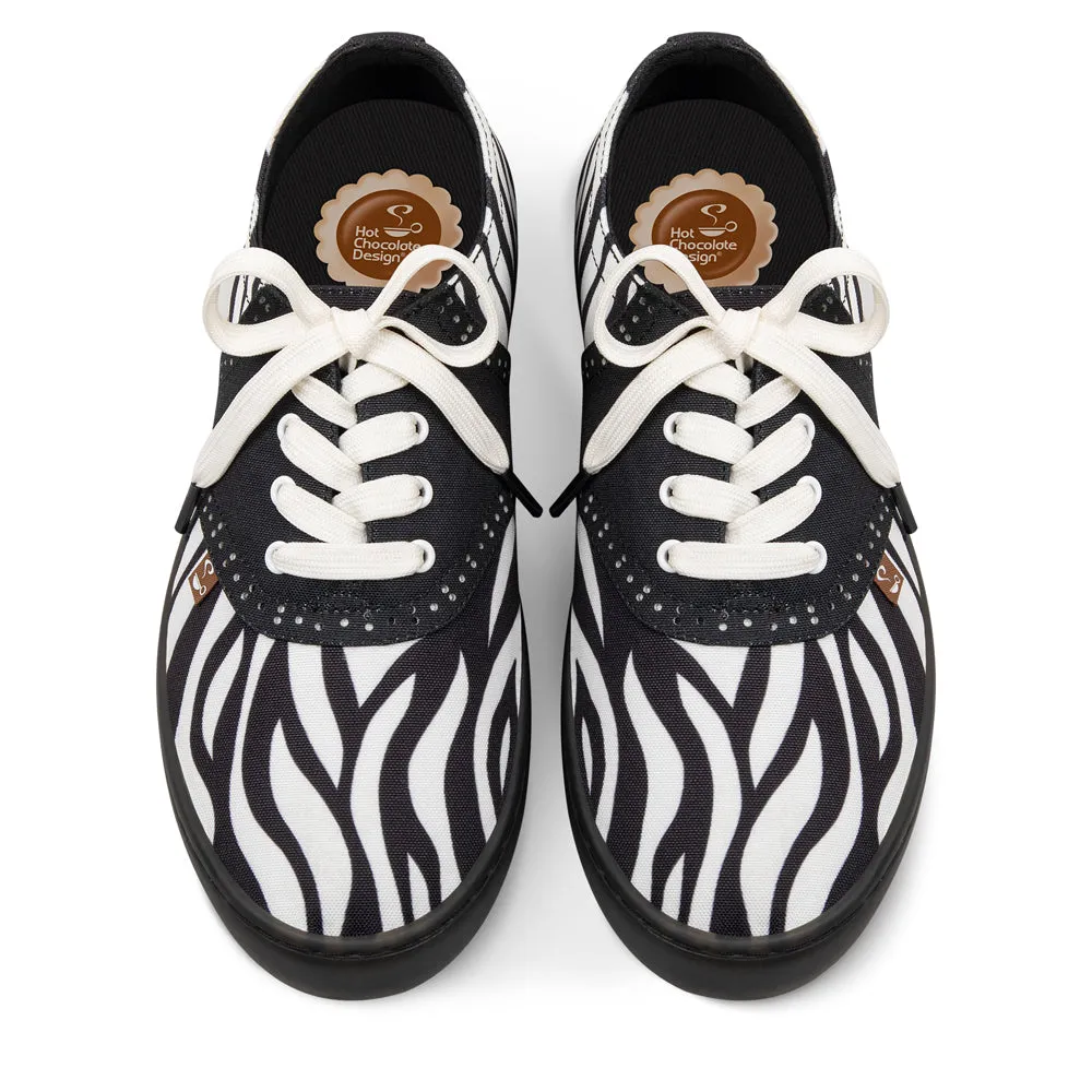 Chocolaticas® Saddle Zebra Casual Sneaker