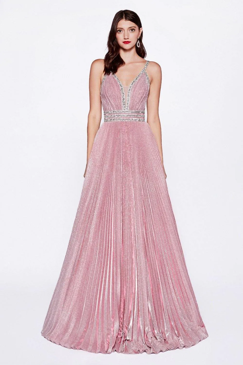 Cinderella Divine J8589 Long Prom Dress Sleeveless Evening Gown