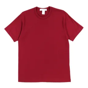 COMME DES GARCONS SHIRT T016 T-SHIRT BURGUNDY