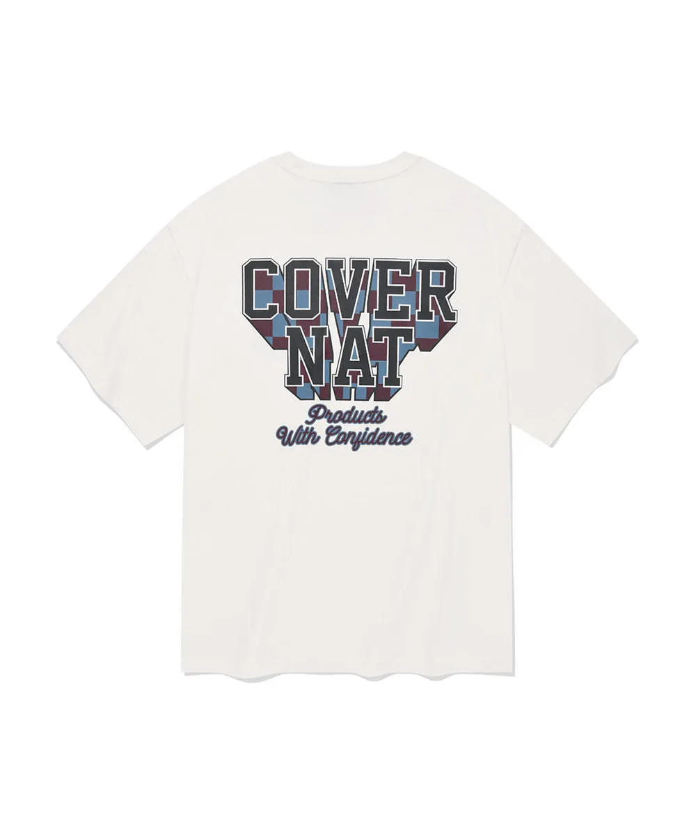 COVERNAT  |Unisex Street Style U-Neck Plain Cotton Short Sleeves Logo