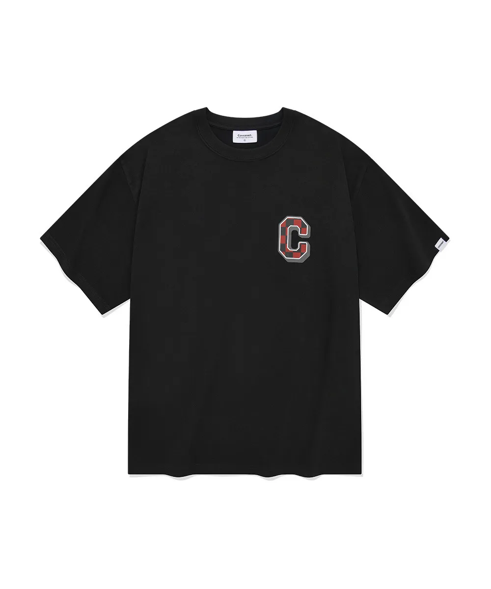 COVERNAT  |Unisex Street Style U-Neck Plain Cotton Short Sleeves Logo