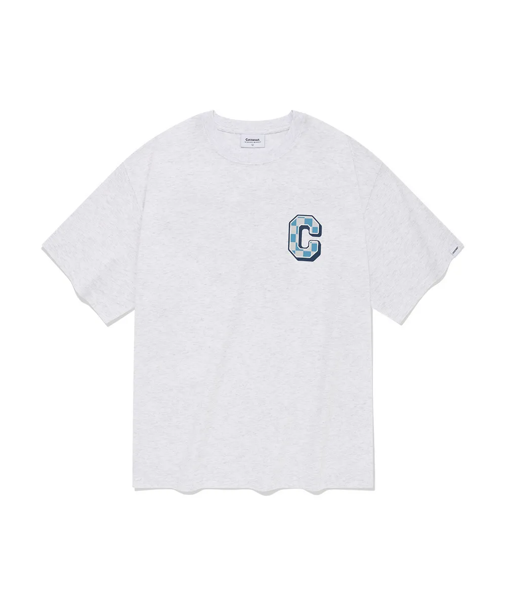 COVERNAT  |Unisex Street Style U-Neck Plain Cotton Short Sleeves Logo