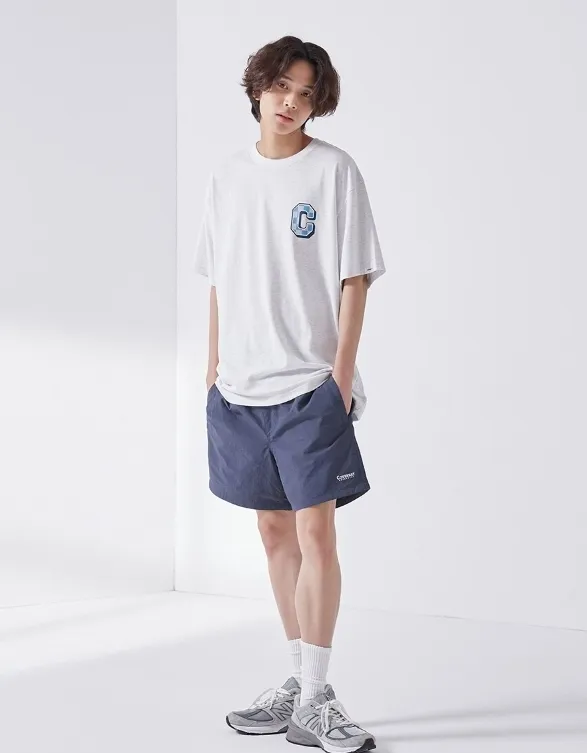 COVERNAT  |Unisex Street Style U-Neck Plain Cotton Short Sleeves Logo