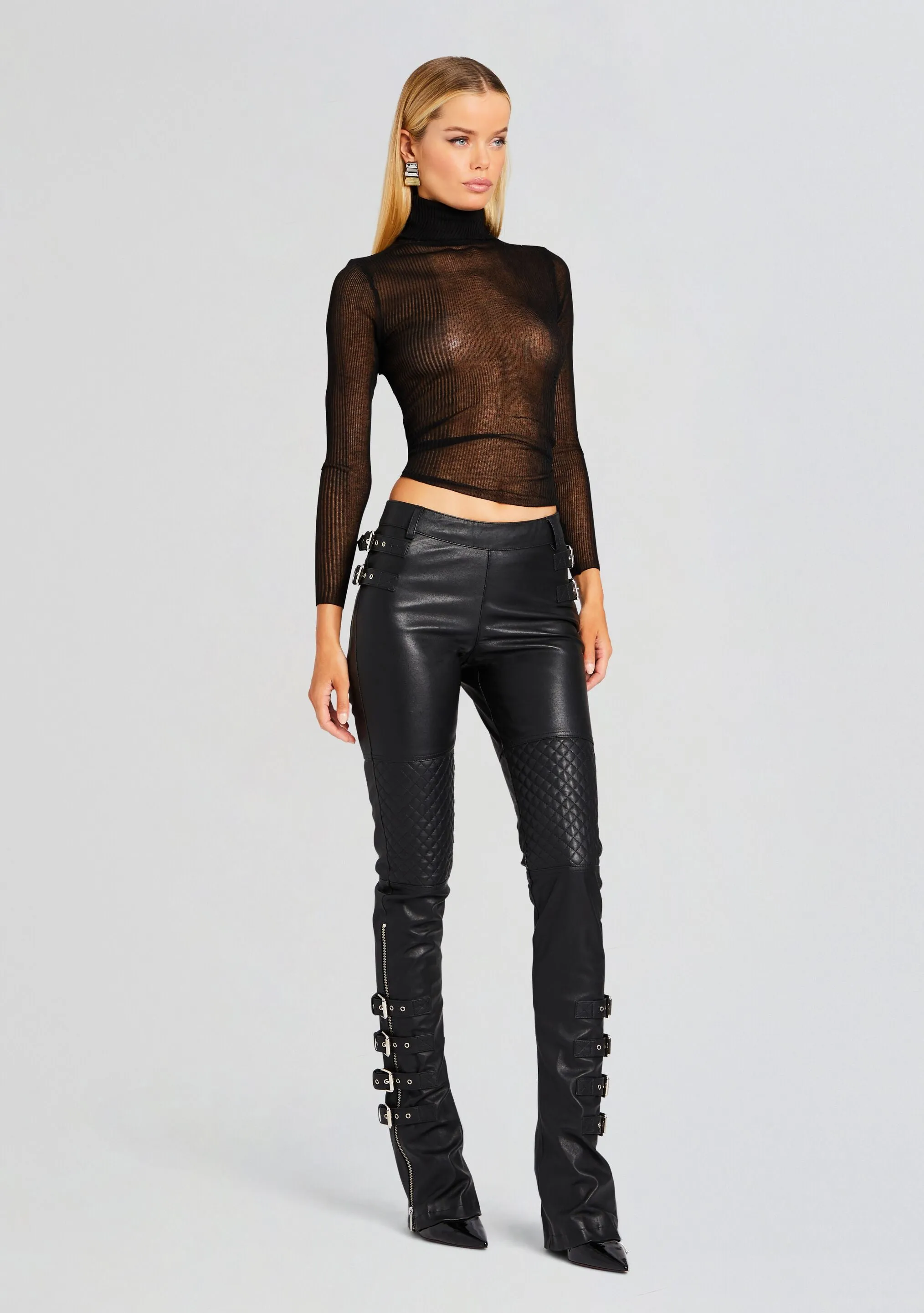 Della Leather Pant