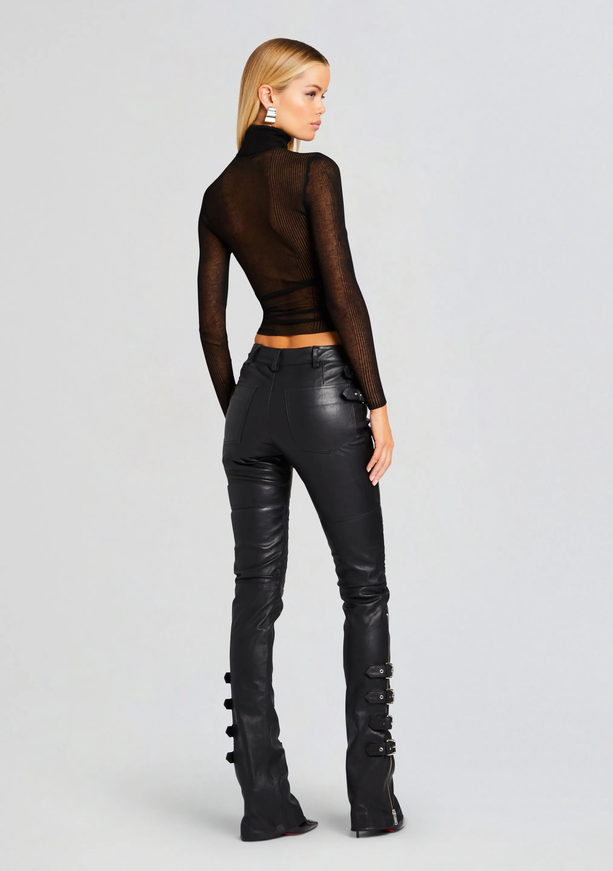 Della Leather Pant