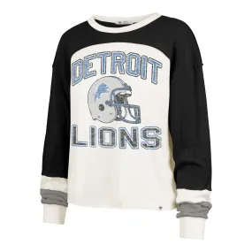 DETROIT LIONS HISTORIC GRIDIRON CURVE '47 TONI LONG SLEEVE TEE WOMENS