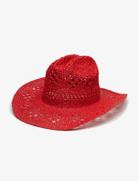 Diego Cowboy Hat, Red