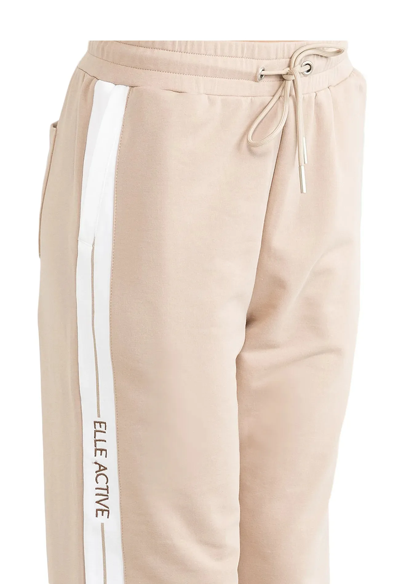 ELLE Active Casual Striped Sweatpants