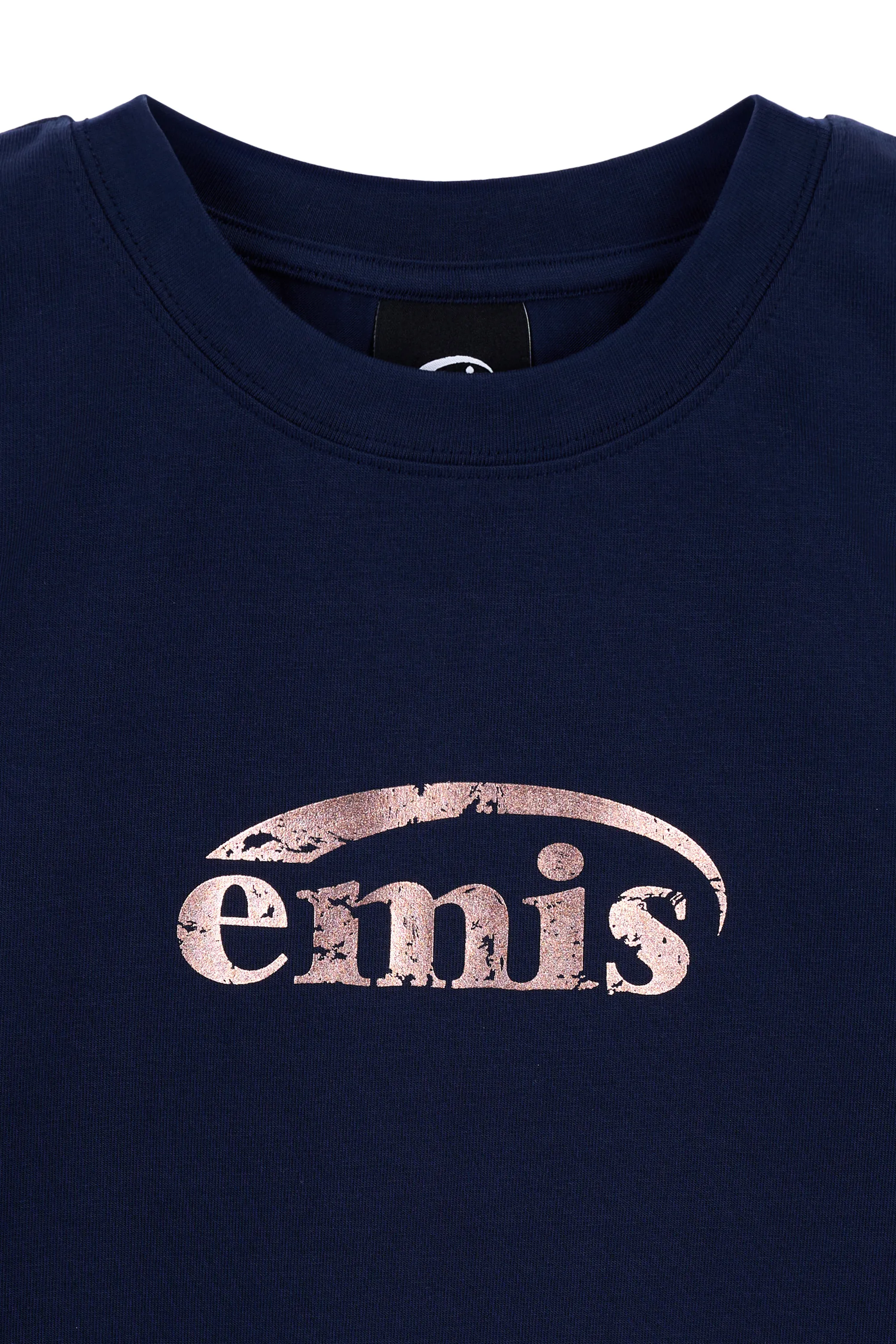 EMIS  |Casual Style Street Style Plain Cotton Logos on the Sleeves