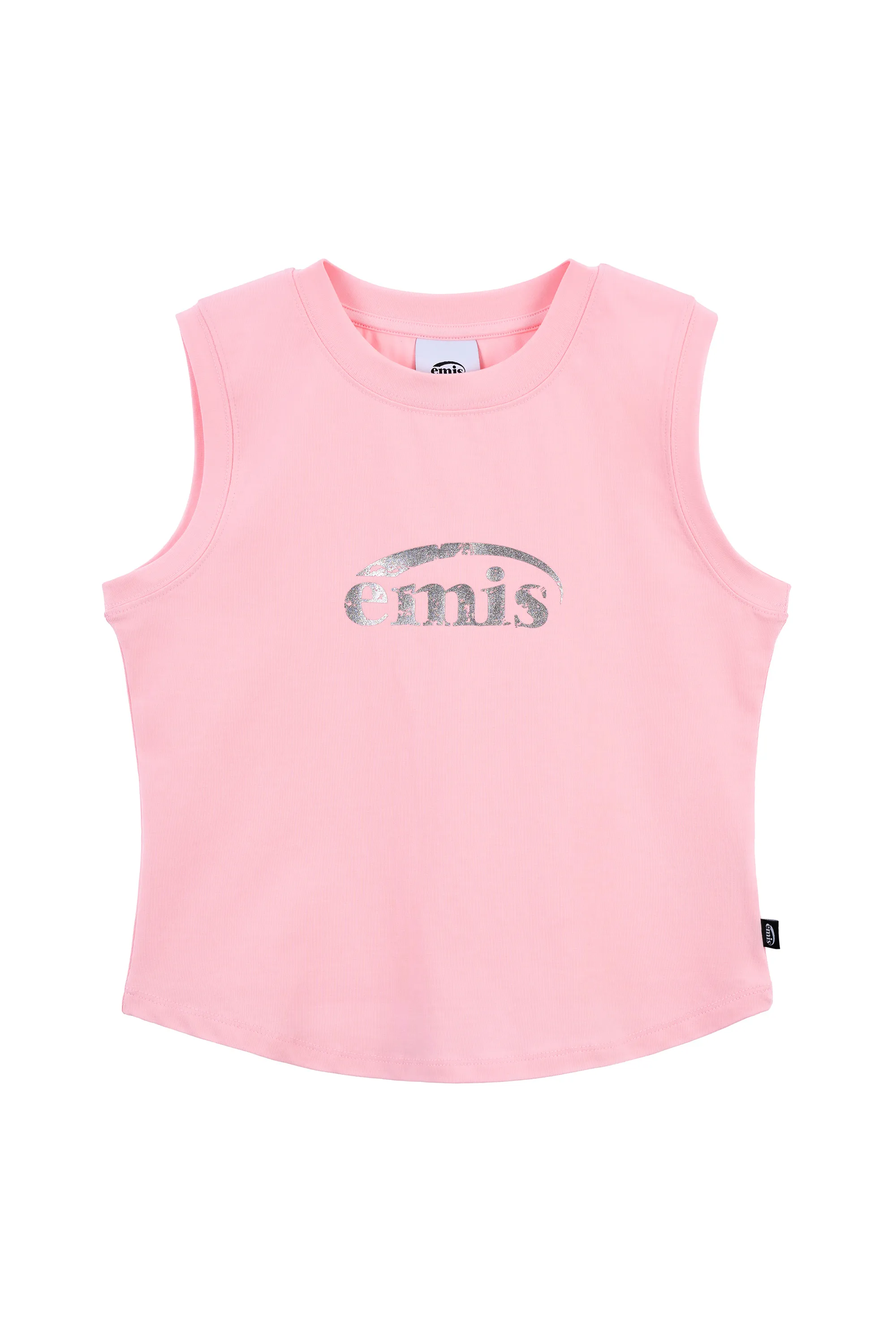 EMIS  |Casual Style Street Style Plain Cotton Logos on the Sleeves