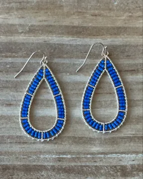 Evening Blue Earrings