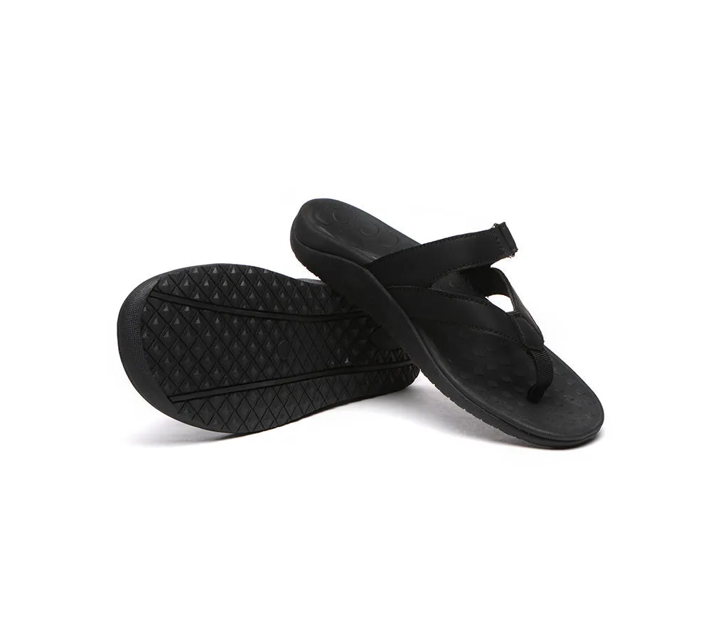 EVERAU Arch Support Hook and Loop Orthotic Thongs